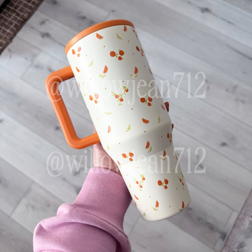 “Citrus" Scheels Seasonal HydroJug 32oz Traveler Tumbler - Oranges - Picture 2 of 4